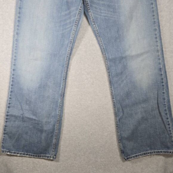 Vintage Levis 567 Jeans Mens 34x34 Blue Loose Bootcut Pants Baggy Y2K (32x32) - Picture 3 of 15